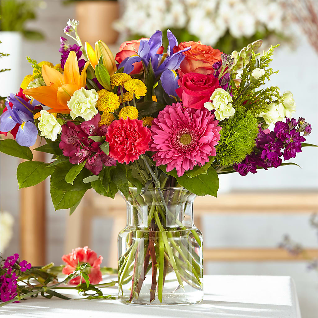 Bold & Bright – A Florist Original – HALL'S GIFT AND TREASURES FLORAL DESIGN, Vicksburg MS