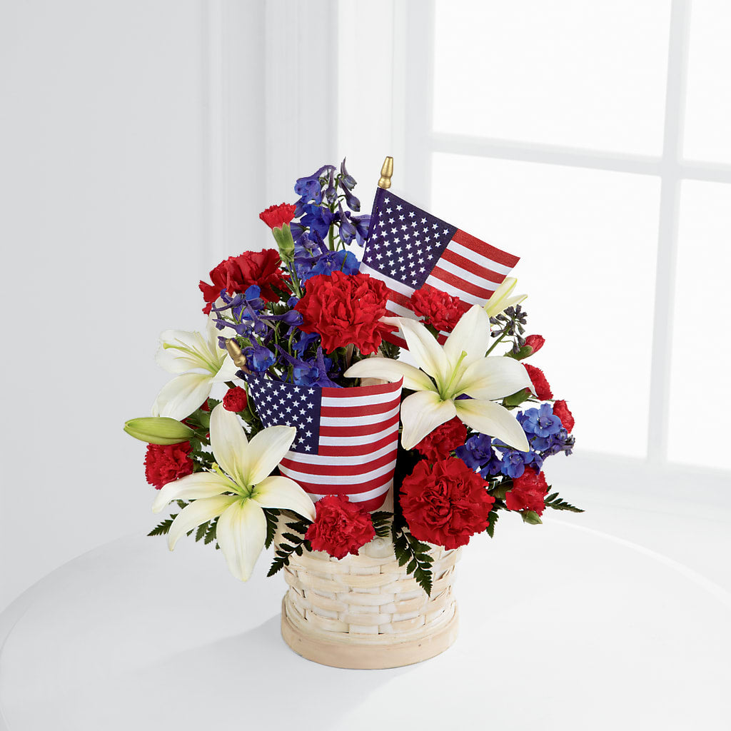 American Glory Bouquet – HALL'S GIFT AND TREASURES FLORAL DESIGN, Vicksburg MS