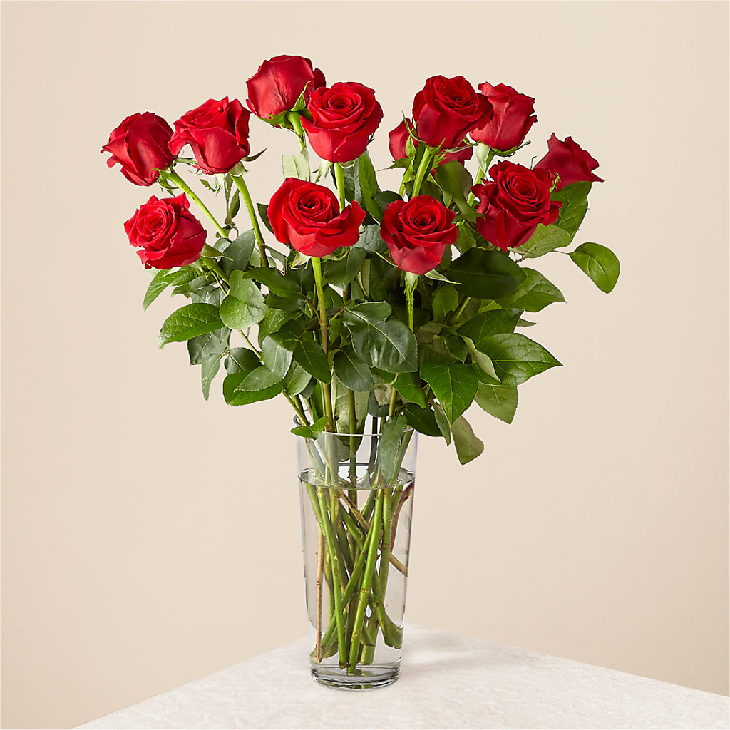 Long Stem Red Rose Bouquet – HALL'S GIFT AND TREASURES FLORAL DESIGN, Vicksburg MS