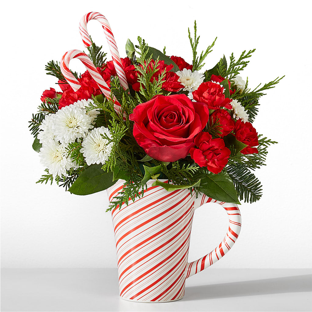 Peppermint Swirl Mug – HALL'S GIFT AND TREASURES FLORAL DESIGN, Vicksburg MS