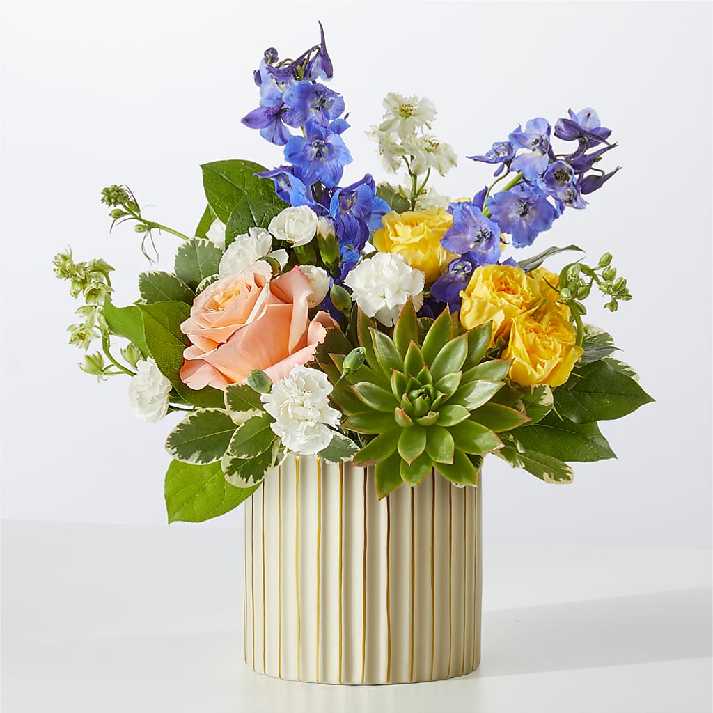 Cobalt Reverie Bouquet – HALL'S GIFT AND TREASURES FLORAL DESIGN, Vicksburg MS