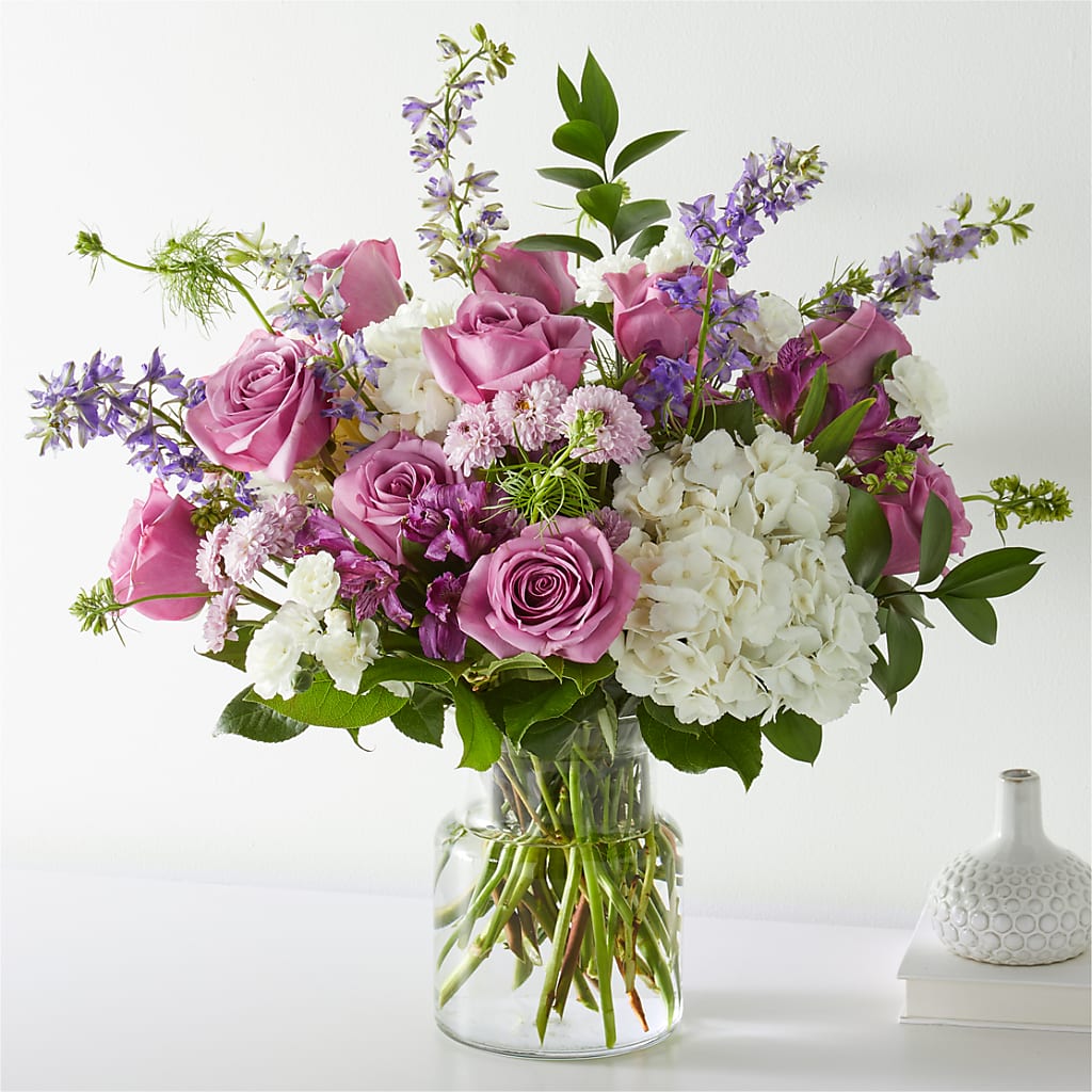 Violet Caress Bouquet – HALL'S GIFT AND TREASURES FLORAL DESIGN, Vicksburg MS