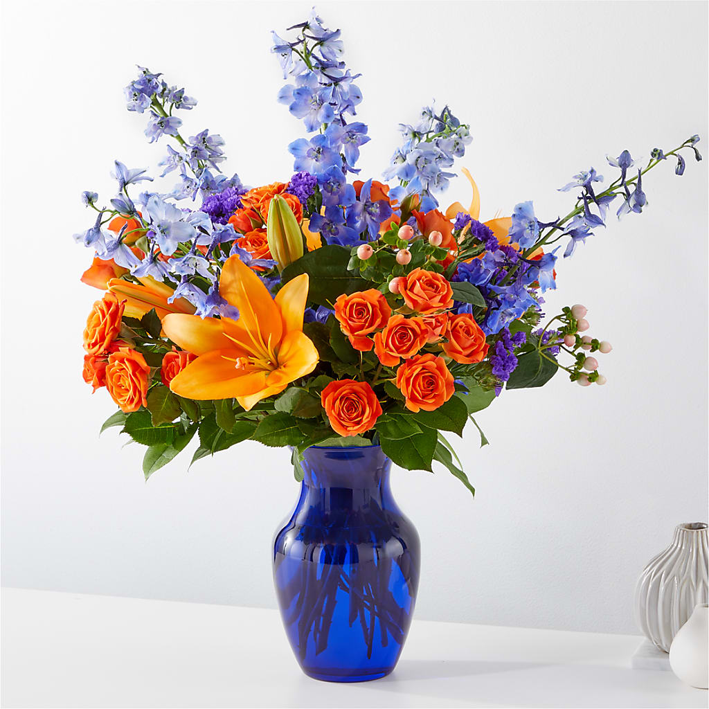 Radiant Citrus Bouquet – HALL'S GIFT AND TREASURES FLORAL DESIGN, Vicksburg MS