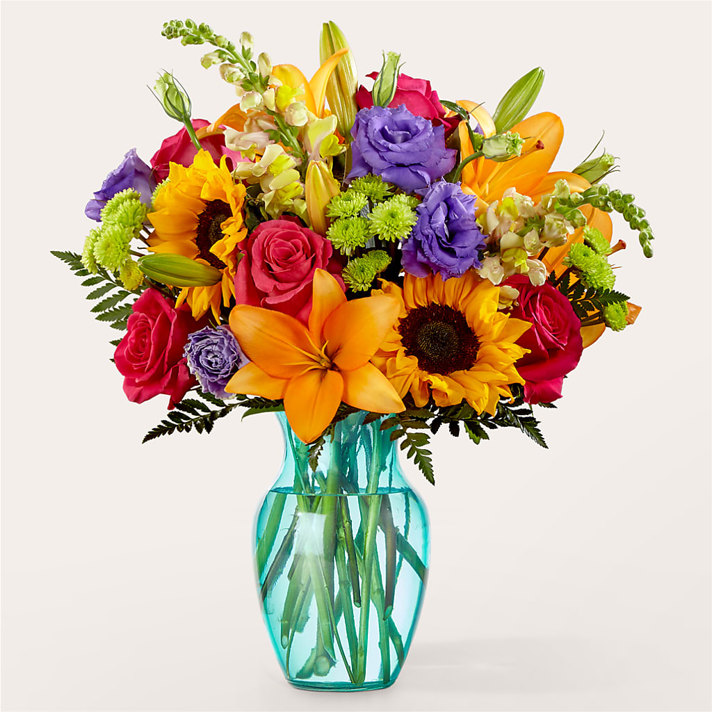 Double Rainbow Bouquet – HALL'S GIFT AND TREASURES FLORAL DESIGN, Vicksburg MS