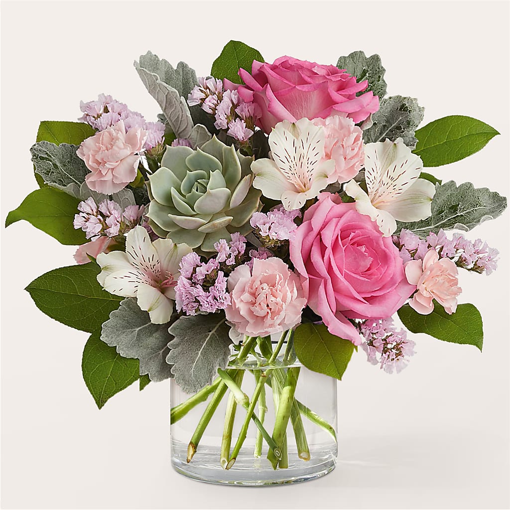 Dusty Rose Bouquet – HALL'S GIFT AND TREASURES FLORAL DESIGN, Vicksburg MS