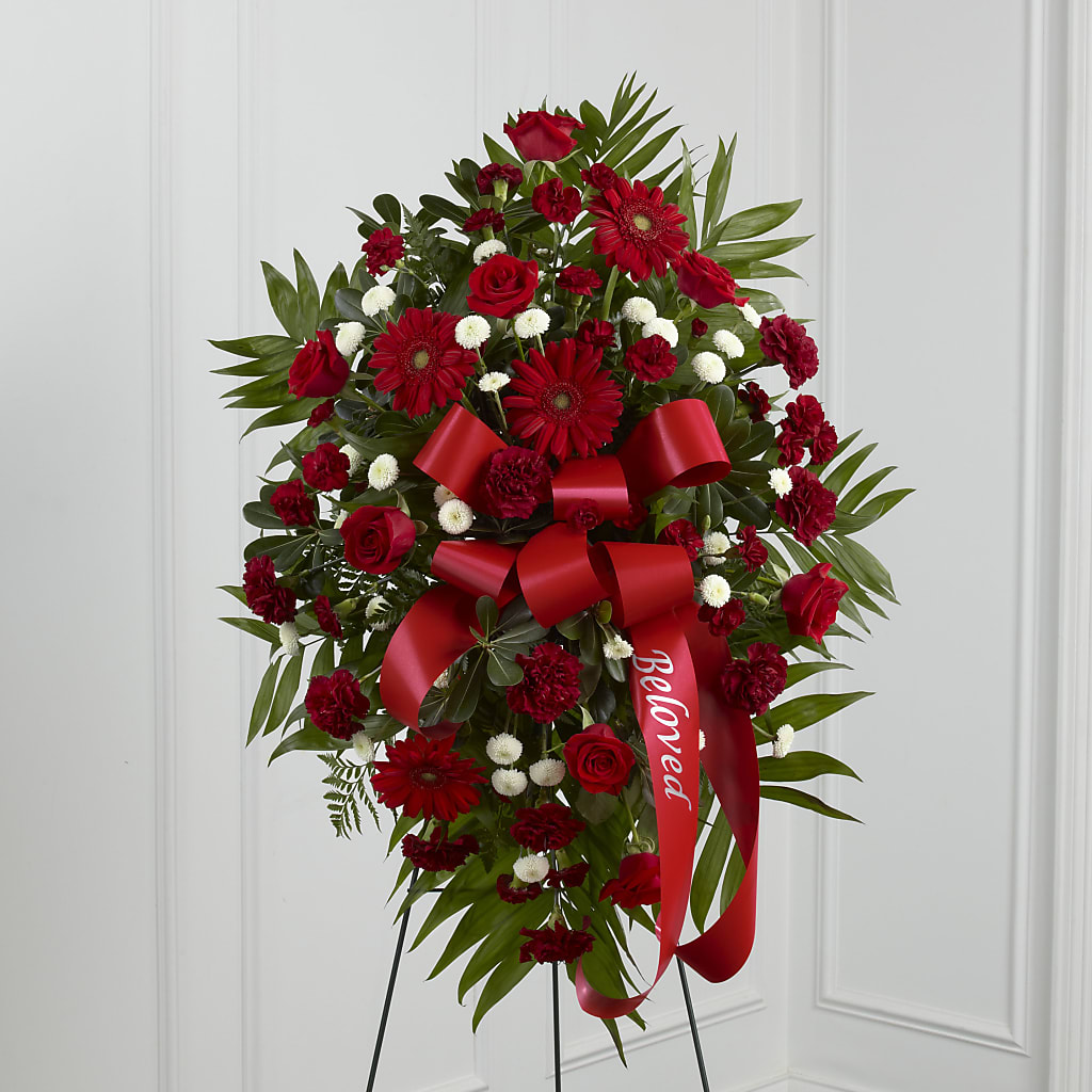 Treasured Memories Standing Spray – HALL'S GIFT AND TREASURES FLORAL DESIGN, Vicksburg MS