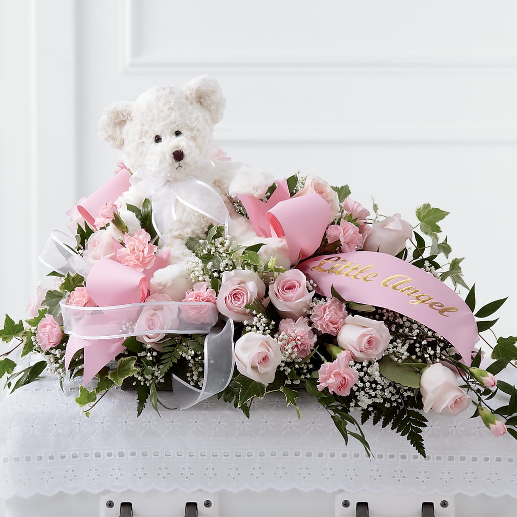 Touch of Sympathy Casket Spray – HALL'S GIFT AND TREASURES FLORAL DESIGN, Vicksburg MS
