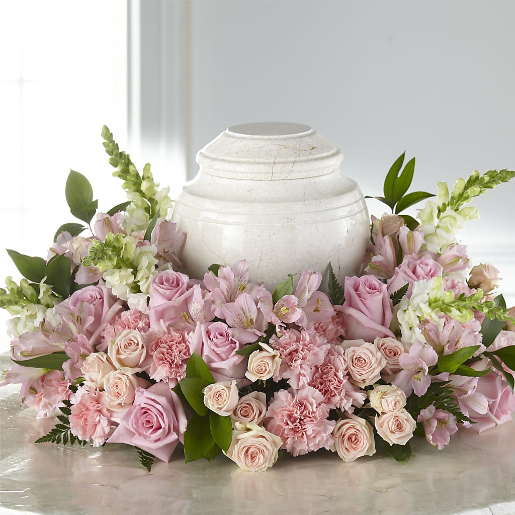 Blooms of Hope Cremation Adornment – HALL'S GIFT AND TREASURES FLORAL DESIGN, Vicksburg MS