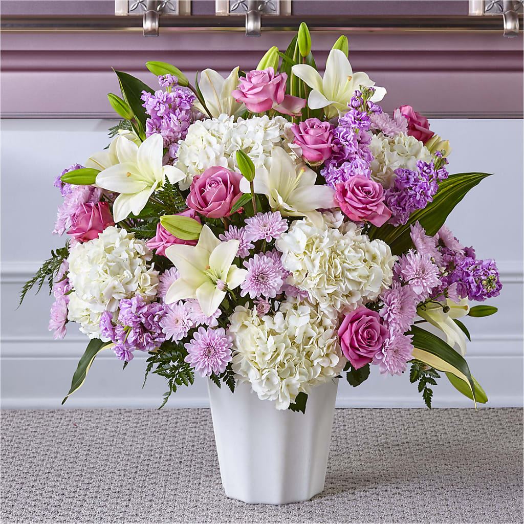 Heaven Sent Floor Basket – HALL'S GIFT AND TREASURES FLORAL DESIGN, Vicksburg MS
