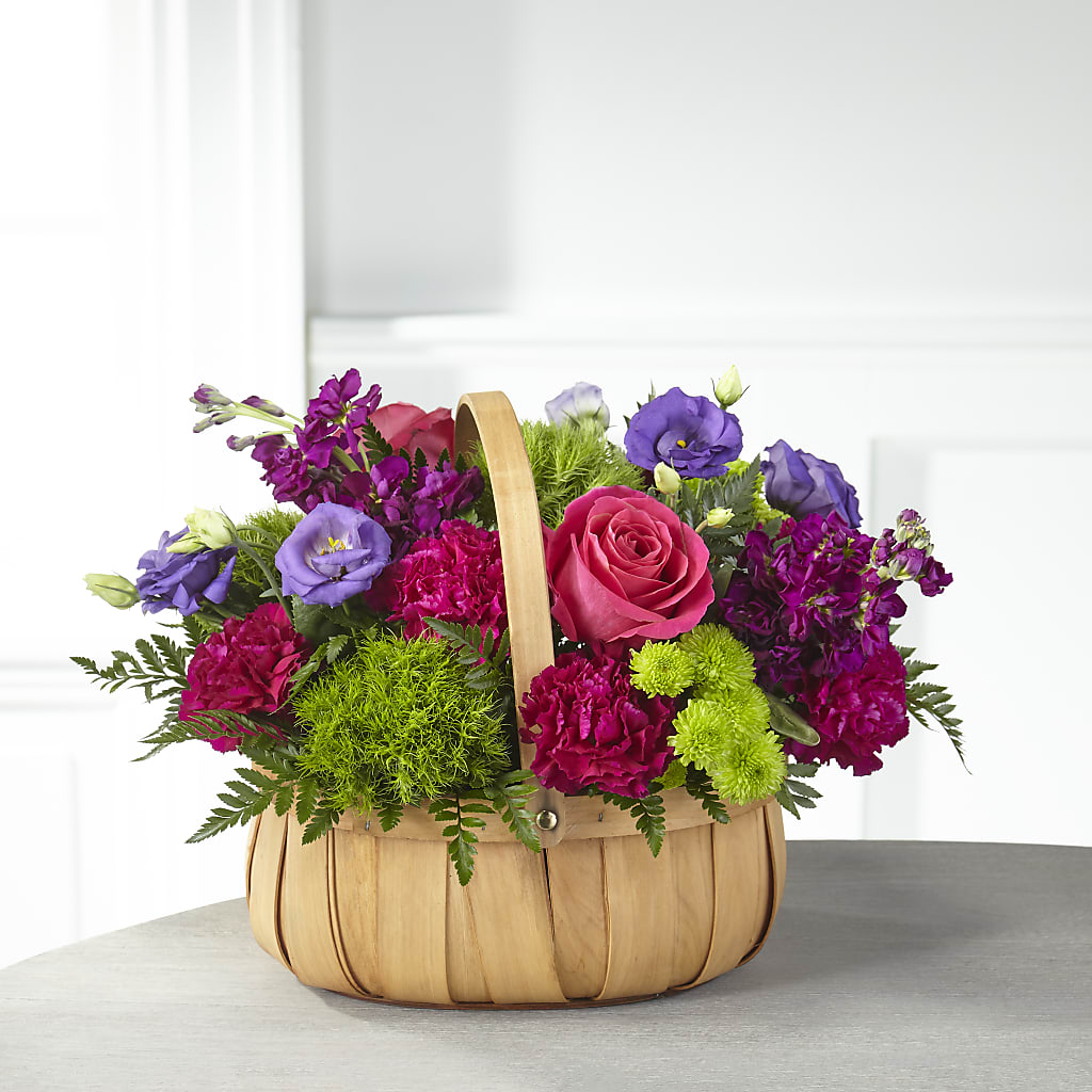 Serene Sanctuary Basket – HALL'S GIFT AND TREASURES FLORAL DESIGN, Vicksburg MS