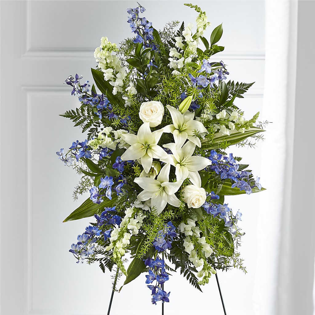 Faithful Friend Standing Spray – HALL'S GIFT AND TREASURES FLORAL DESIGN, Vicksburg MS