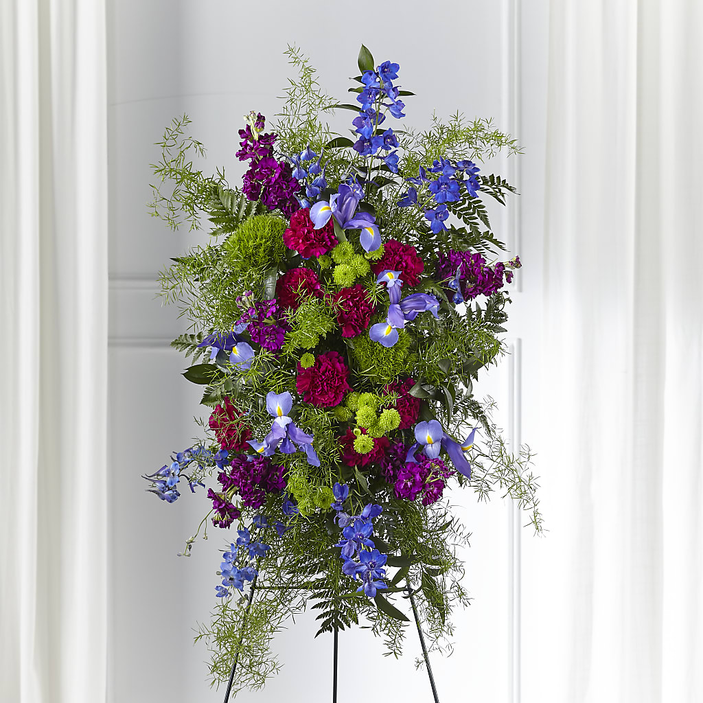 Heavenly Skies Standing Spray – HALL'S GIFT AND TREASURES FLORAL DESIGN, Vicksburg MS