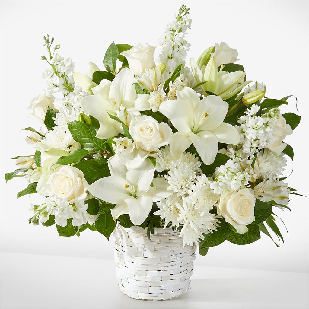 Peaceful Reflections Arrangement – HALL'S GIFT AND TREASURES FLORAL DESIGN, Vicksburg MS