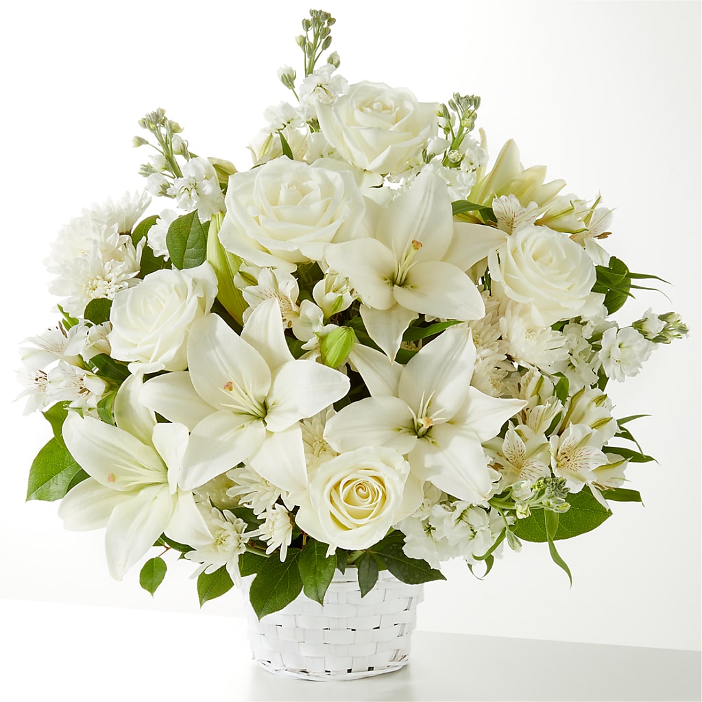 Peaceful Reflections Arrangement – HALL'S GIFT AND TREASURES FLORAL DESIGN, Vicksburg MS