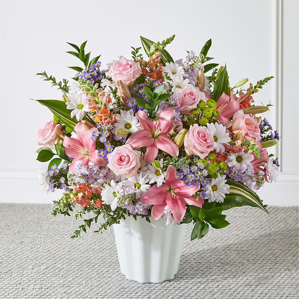 Abundant Compassion Floor Basket – HALL'S GIFT AND TREASURES FLORAL DESIGN, Vicksburg MS