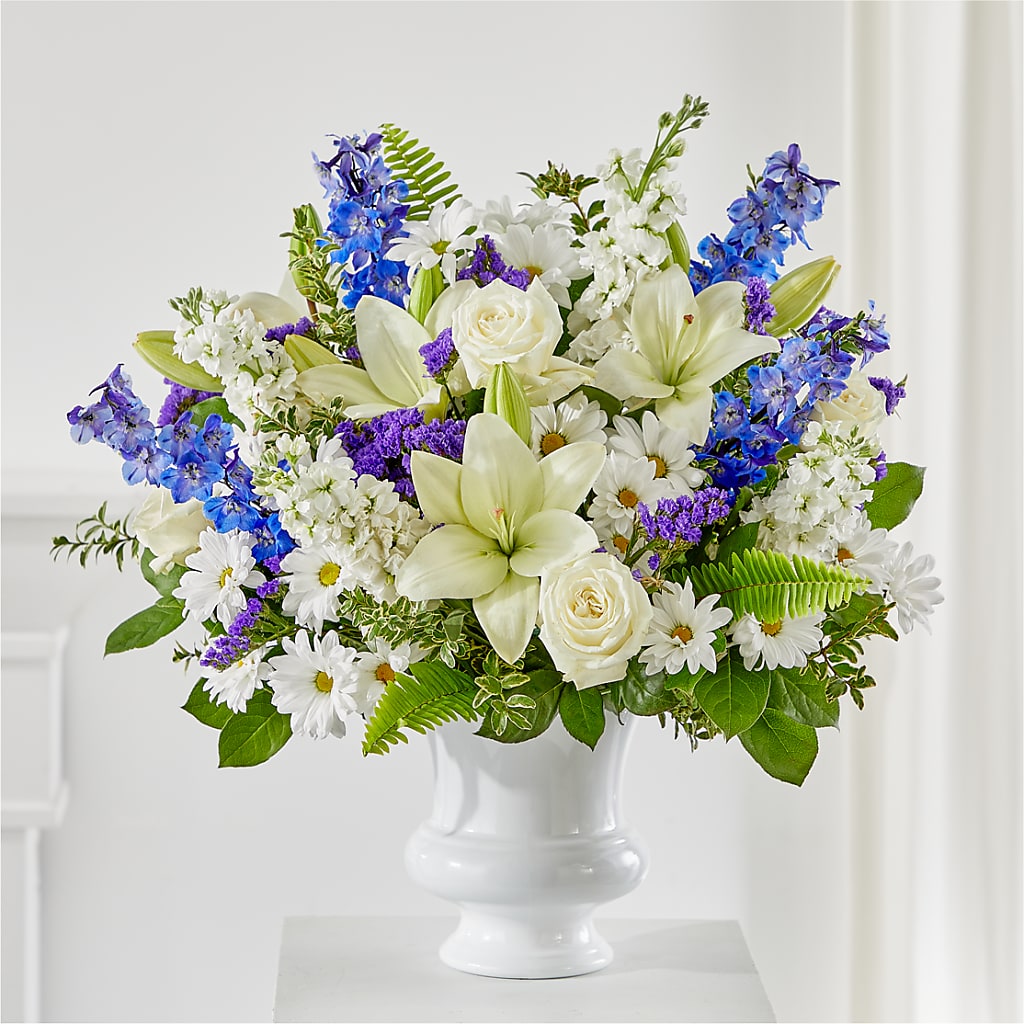 Expressions of Hope Urn Arrangement – HALL'S GIFT AND TREASURES FLORAL DESIGN, Vicksburg MS