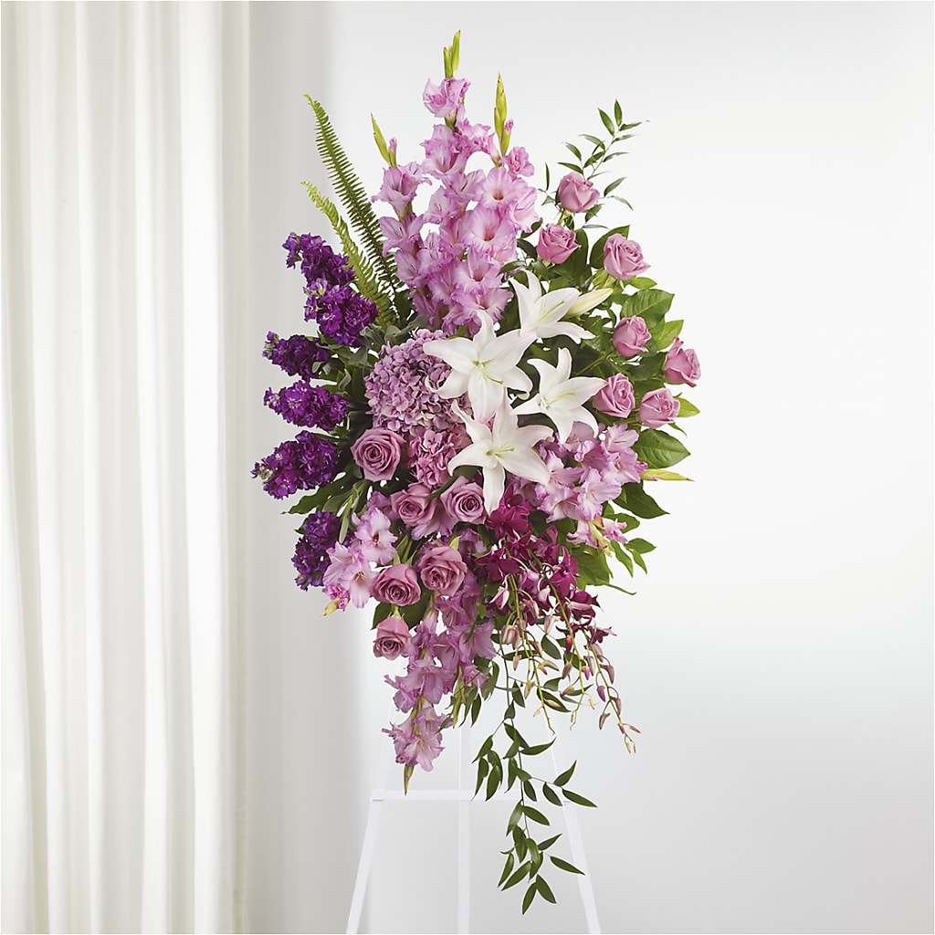 Never Alone Standing Spray – HALL'S GIFT AND TREASURES FLORAL DESIGN, Vicksburg MS