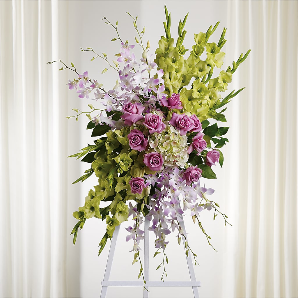 Lasting Legacy Standing Spray – HALL'S GIFT AND TREASURES FLORAL DESIGN, Vicksburg MS