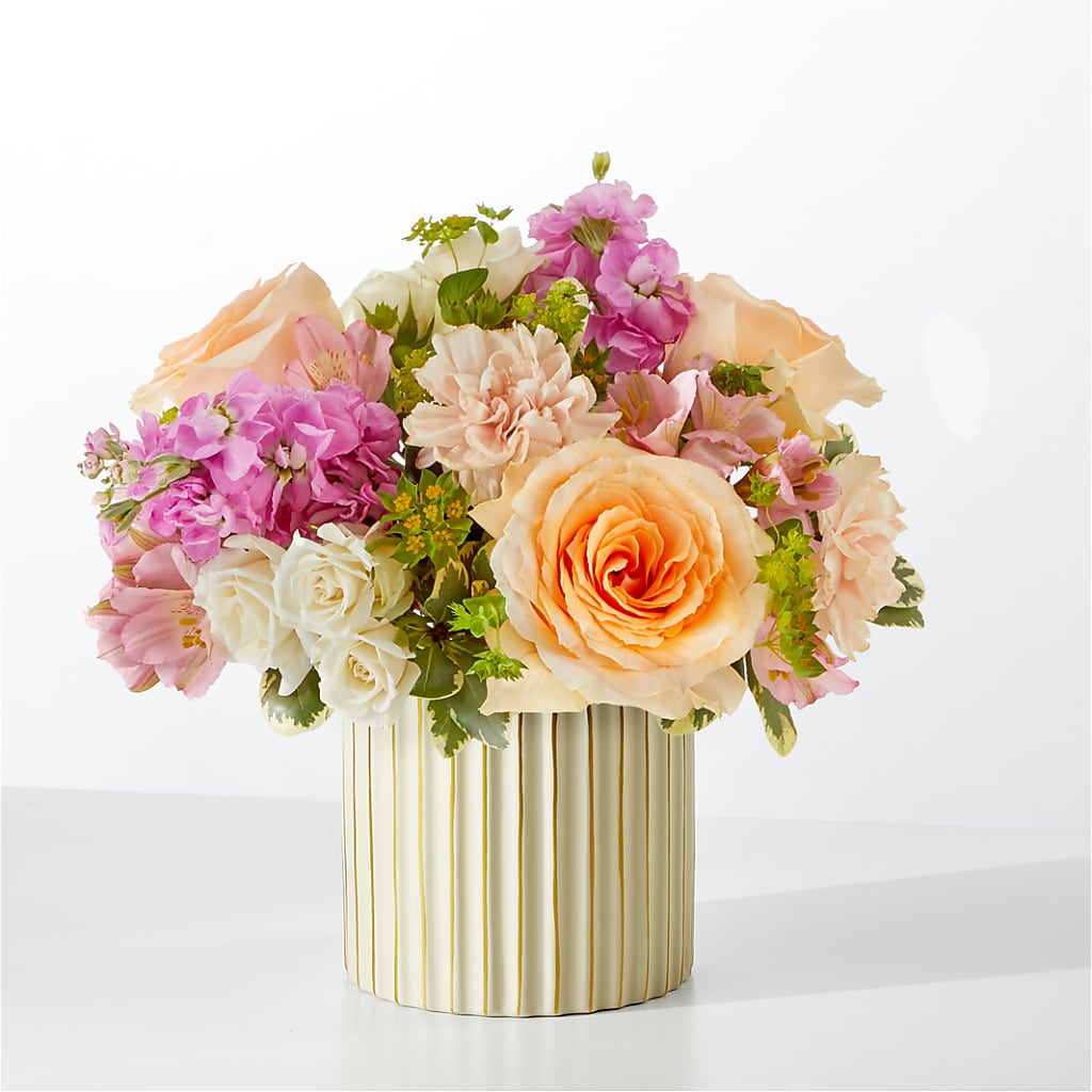 Paradise Bouquet with Ivory Vase – HALL'S GIFT AND TREASURES FLORAL DESIGN, Vicksburg MS