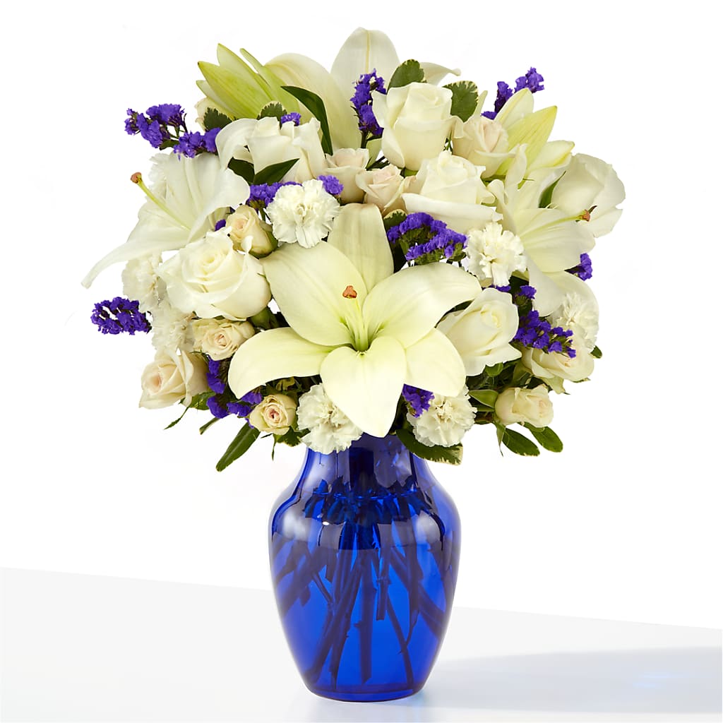 Sapphire Rush Bouquet – HALL'S GIFT AND TREASURES FLORAL DESIGN, Vicksburg MS