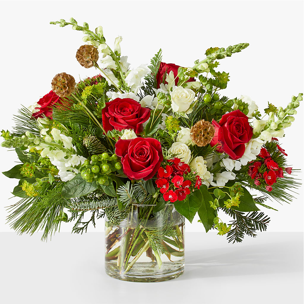 Deck the Halls Bouquet – HALL'S GIFT AND TREASURES FLORAL DESIGN, Vicksburg MS