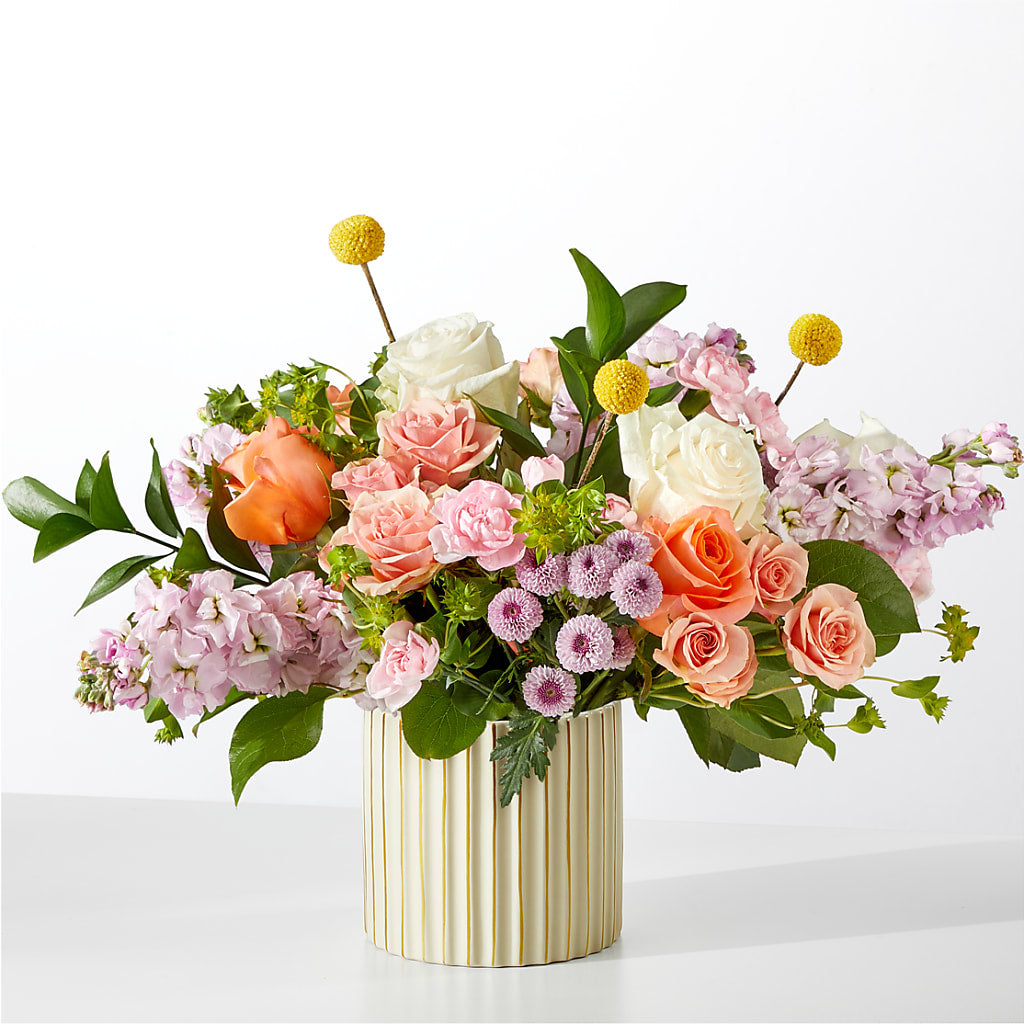 French Market Bouquet with Ivory Vase – HALL'S GIFT AND TREASURES FLORAL DESIGN, Vicksburg MS