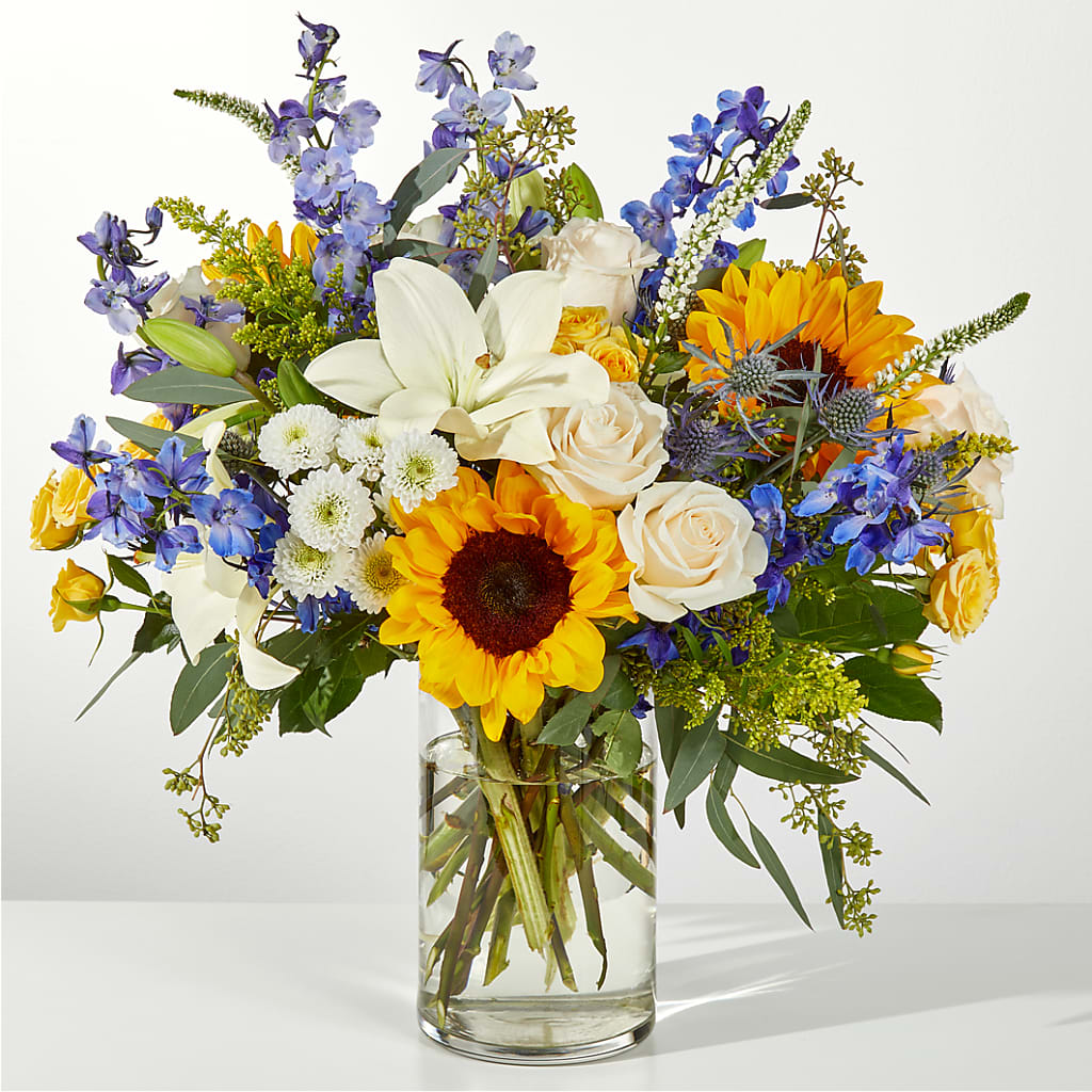 Wonderfully Sunny Bouquet – HALL'S GIFT AND TREASURES FLORAL DESIGN, Vicksburg MS