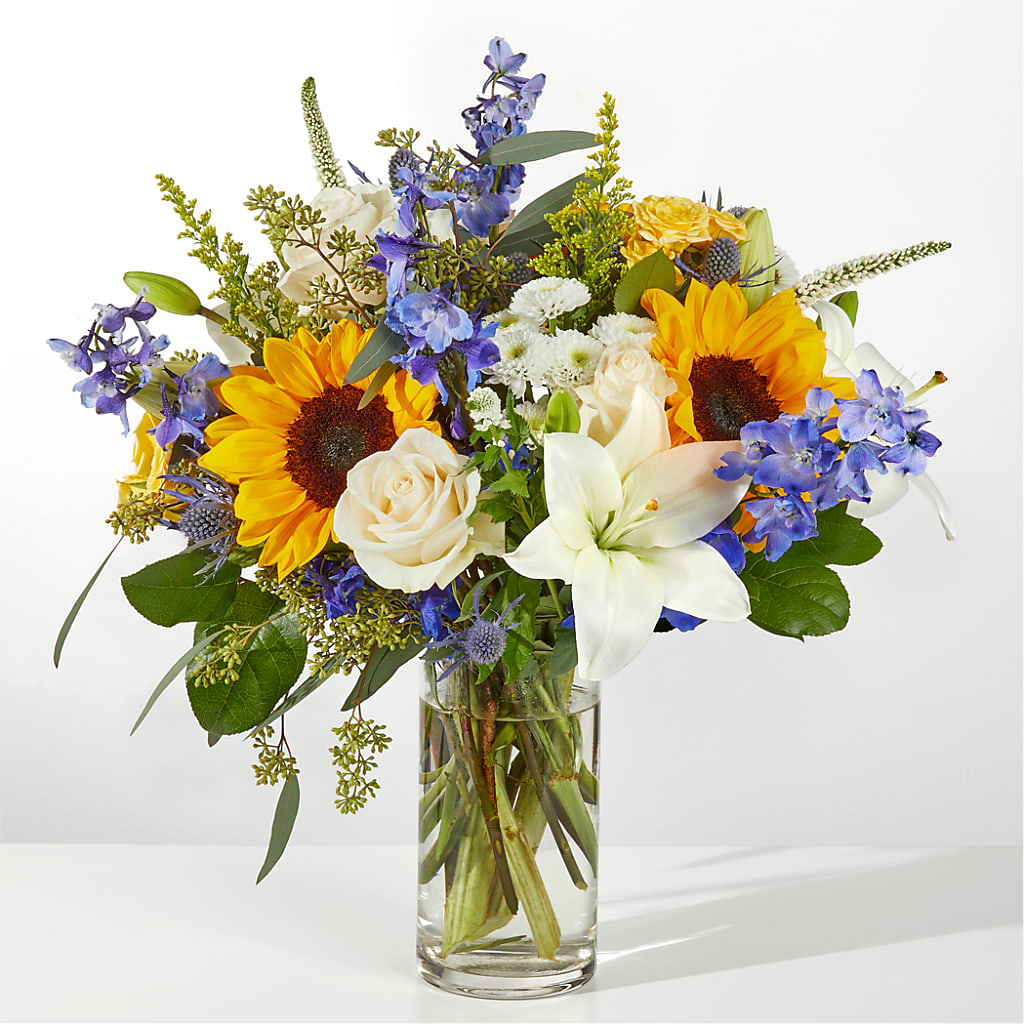 Wonderfully Sunny Bouquet – HALL'S GIFT AND TREASURES FLORAL DESIGN, Vicksburg MS