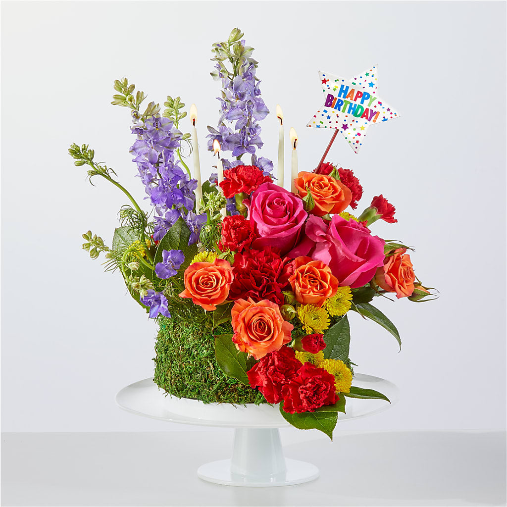 Best Year Yet Floral Cake – HALL'S GIFT AND TREASURES FLORAL DESIGN, Vicksburg MS