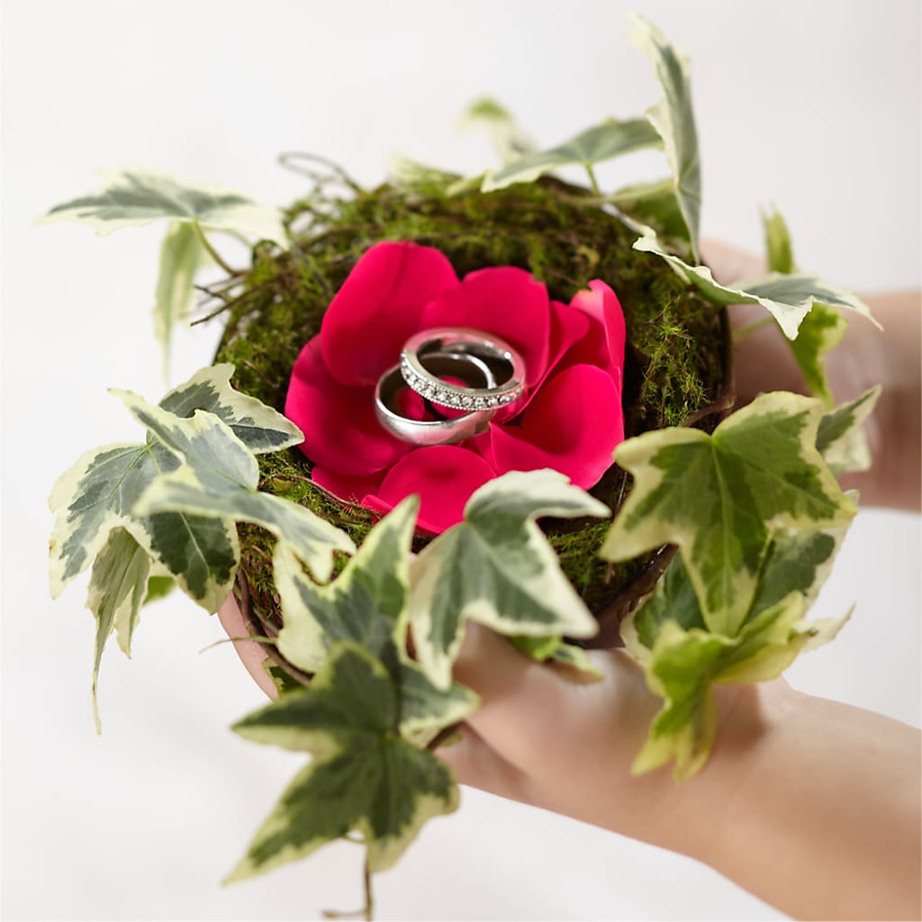 Lila Rose Ring Nest – HALL'S GIFT AND TREASURES FLORAL DESIGN, Vicksburg MS