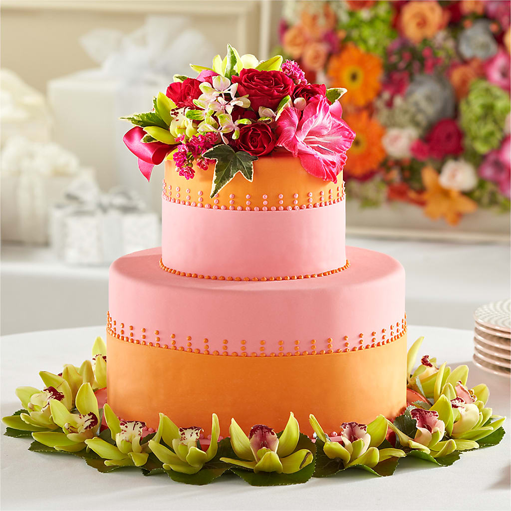 Sweet Citrus Cake Decor – HALL'S GIFT AND TREASURES FLORAL DESIGN, Vicksburg MS