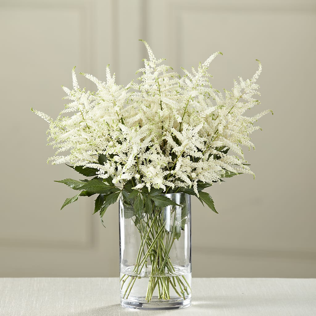White Astilbe Bouquet – HALL'S GIFT AND TREASURES FLORAL DESIGN, Vicksburg MS
