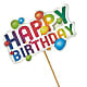 Happy Birthday Pick – HALL'S GIFT AND TREASURES FLORAL DESIGN, Vicksburg MS