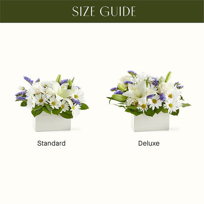 Beyond Blue Box Bouquet – HALL'S GIFT AND TREASURES FLORAL DESIGN, Vicksburg MS