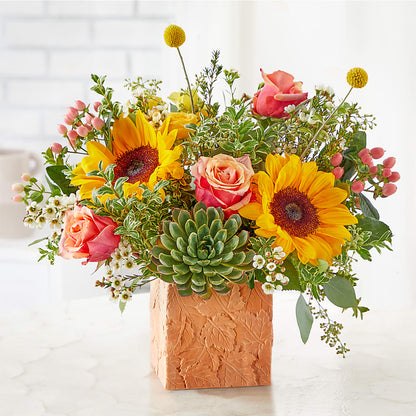 Sunflower Season Bouquet – HALL'S GIFT AND TREASURES FLORAL DESIGN, Vicksburg MS