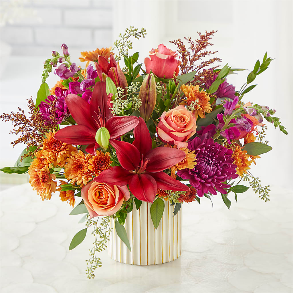 Burgundy Landscape Bouquet – HALL'S GIFT AND TREASURES FLORAL DESIGN, Vicksburg MS