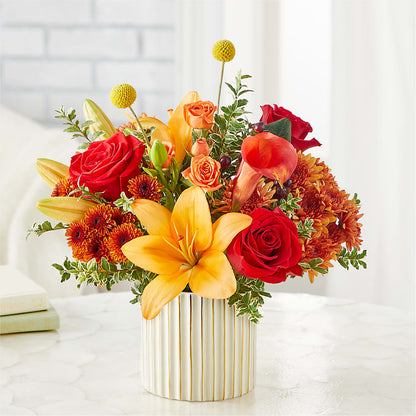 Scarlet Skies Bouquet – HALL'S GIFT AND TREASURES FLORAL DESIGN, Vicksburg MS