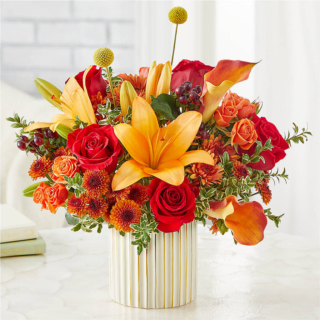 Scarlet Skies Bouquet – HALL'S GIFT AND TREASURES FLORAL DESIGN, Vicksburg MS