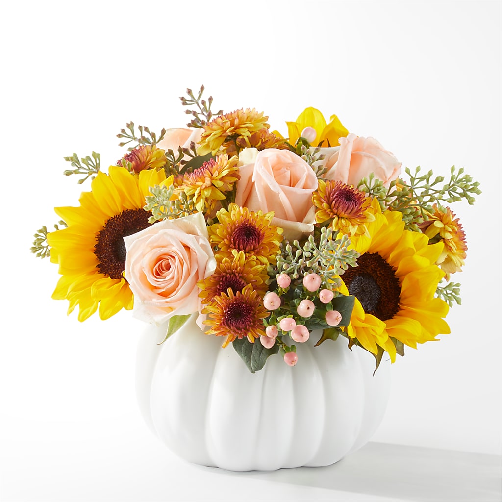 Pumpkin to Talk About Bouquet – HALL'S GIFT AND TREASURES FLORAL DESIGN, Vicksburg MS