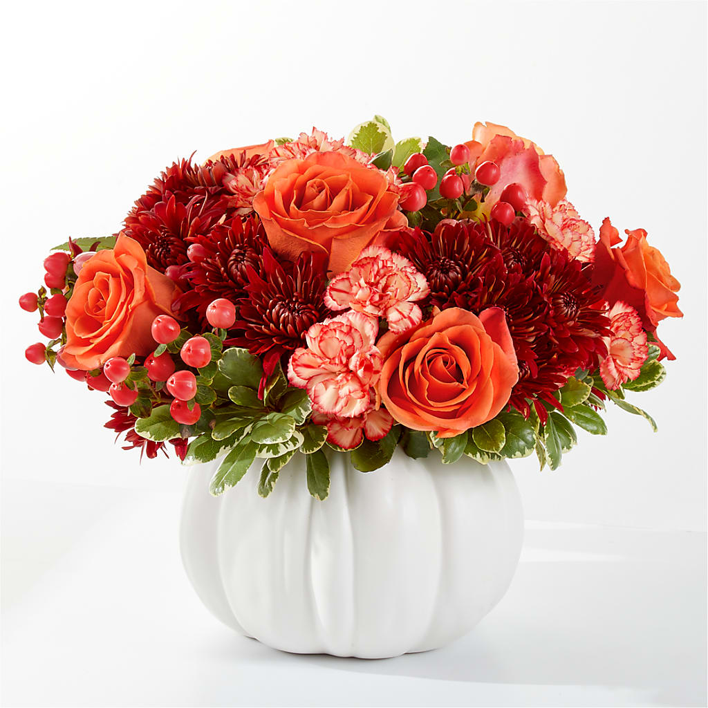Autumn Air Pumpkin Bouquet – HALL'S GIFT AND TREASURES FLORAL DESIGN, Vicksburg MS
