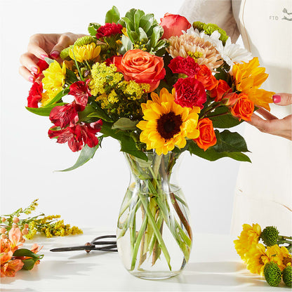 Fall Delight – A Florist Original – HALL'S GIFT AND TREASURES FLORAL DESIGN, Vicksburg MS