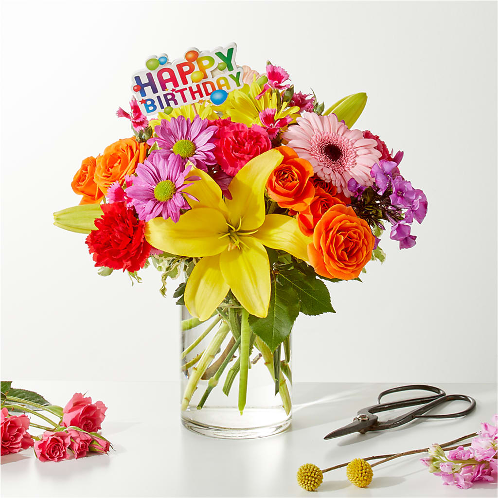 Cue the Confetti - A Florist Original – HALL'S GIFT AND TREASURES FLORAL DESIGN, Vicksburg MS