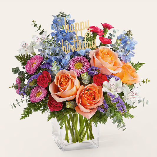 Birthday Bash Bouquet – HALL'S GIFT AND TREASURES FLORAL DESIGN, Vicksburg MS