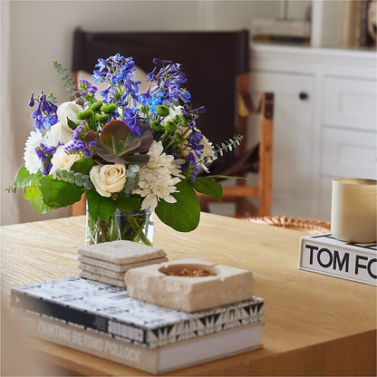 Cerulean Waves Bouquet – HALL'S GIFT AND TREASURES FLORAL DESIGN, Vicksburg MS