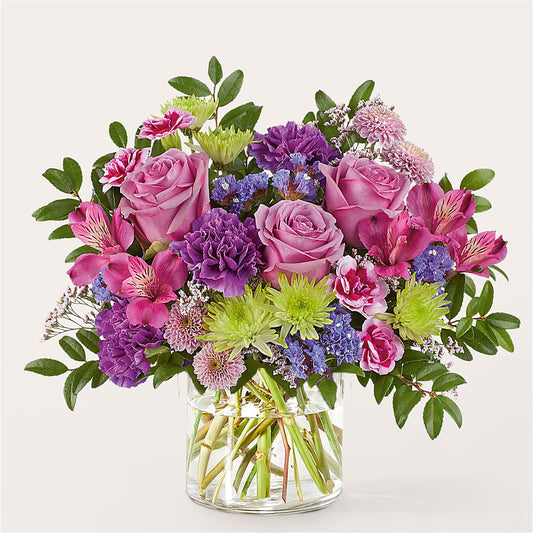 Glass Half Full Bouquet – HALL'S GIFT AND TREASURES FLORAL DESIGN, Vicksburg MS