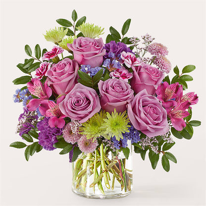 Glass Half Full Bouquet – HALL'S GIFT AND TREASURES FLORAL DESIGN, Vicksburg MS