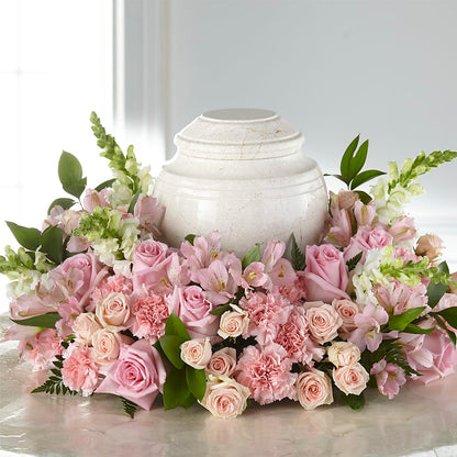 Blooms of Hope Cremation Adornment – HALL'S GIFT AND TREASURES FLORAL DESIGN, Vicksburg MS