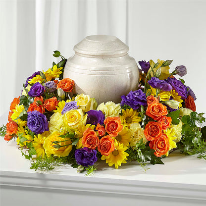 Blossoms of Remembrance Cremation Adornment – HALL'S GIFT AND TREASURES FLORAL DESIGN, Vicksburg MS