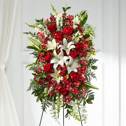 Everlasting Memory Standing Spray – HALL'S GIFT AND TREASURES FLORAL DESIGN, Vicksburg MS