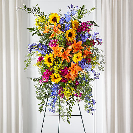 Sunlit Memories Standing Spray (Standard)